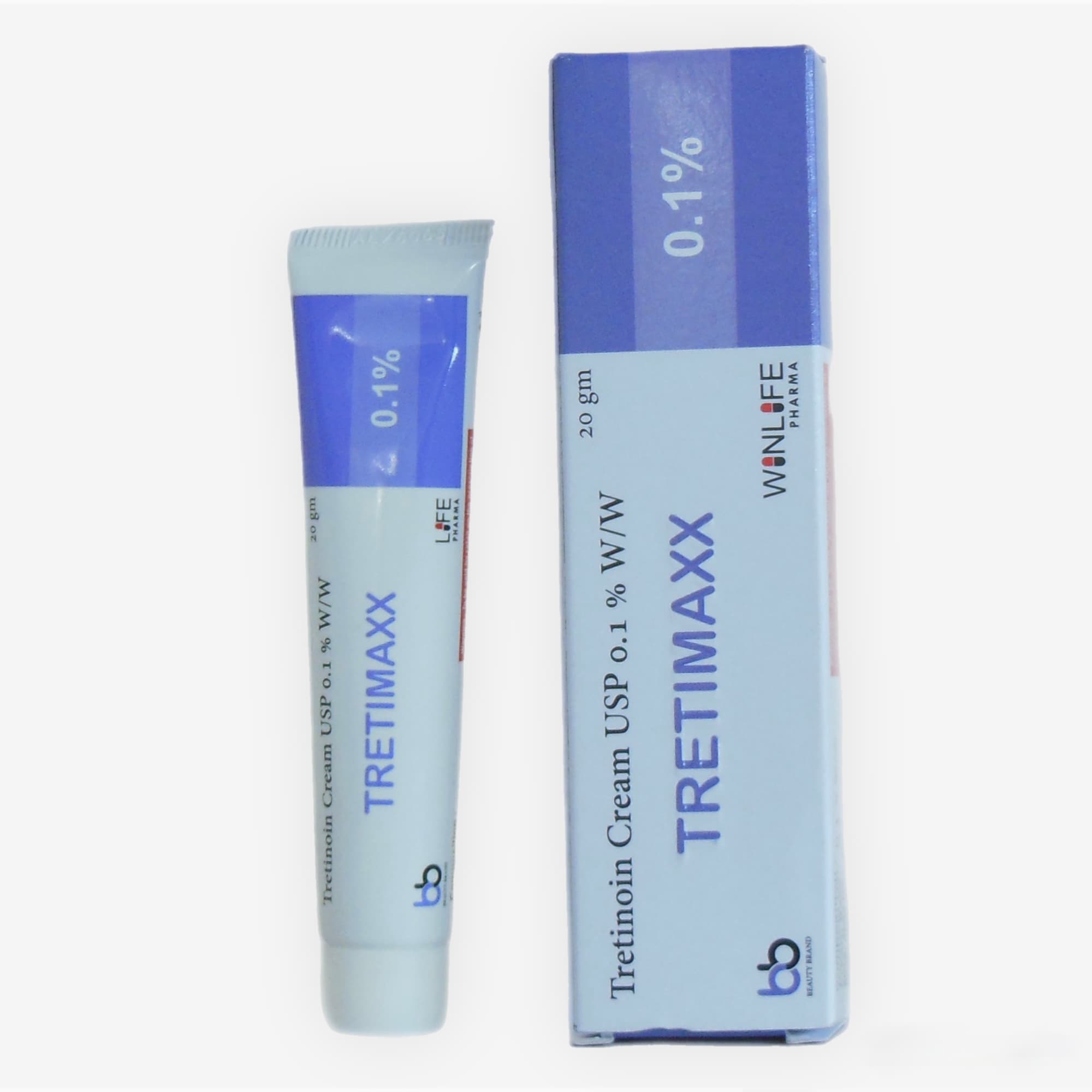 Tretimaxx Tretinoin 0.1% Cream 20g product image
